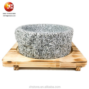 Forma rotonda Lava Cucina Ware di Stile Coreano <span class=keywords><strong>Pietra</strong></span> Naturale Ciotola Da Cucina Articoli <span class=keywords><strong>per</strong></span> la Casa Sala Da Pranzo Uso - Product Image 3