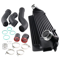 Upgrade Sistem Pendingin Intercooler EVO II Pengganti Warna Hitam Untuk BMW Seri 1 2 3 4 F20 F22 F32 F34 F36 118i 125i 228i 328d