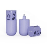 Bouteille d'emballage vide en plastique, 12 pièces, 40ml, pour poudre de blé, HDPE, écran solaire plat