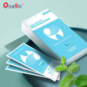 Sbiancamento dei denti 5d fai-da-te 6 hp gel secco adesivo bianco dissoluzione etichetta privata cura orale strisce sbiancanti per denti - Product Image 1