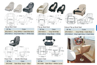 Offre Spéciale siège pliant rabattable bateau siège pêche Premium sport siège bateau chaise couleur blanche