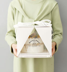 Cajas Rectangulares para <span class=keywords><strong>Pastel</strong></span> de Tiramisú, para Bodas, Navidad, Cumpleaños, Impresión Offset, <span class=keywords><strong>Precio</strong></span> al por Mayor - Product Image 3