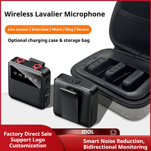 Microfono Lavalier Wireless con Pannello Display, Clip per Registrazione, Streaming, Podcast, Fotocamera e Telefono, con Cancellazione del Rumore - Product Image 2