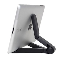 Support universel pliable pour tablette et téléphone, anti-tremblement, multifonctionnel et portable pour les utilisateurs paresseux