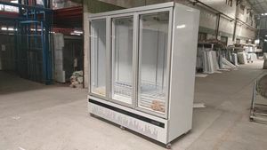 Frigorifero Verticale con <span class=keywords><strong>Porta</strong></span> in Vetro per Esposizione di <span class=keywords><strong>Frutta</strong></span>, Verdura e Prodotti Quotidiani - Product Image 3