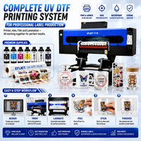 Imprimante UV DTF industrielle de pointe pour l'emballage et la décoration de gobelets en verre grand format de 60 cm