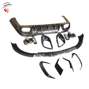 Bras en Fiber de carbone véritable B800 Style Bodykit, diffuseur de lèvre avant, embouts d'échappement, séparateur d'évent pour <span class=keywords><strong>Mercedes</strong></span> Benz AMG GT <span class=keywords><strong>GTS</strong></span> GT63S - Product Image 6