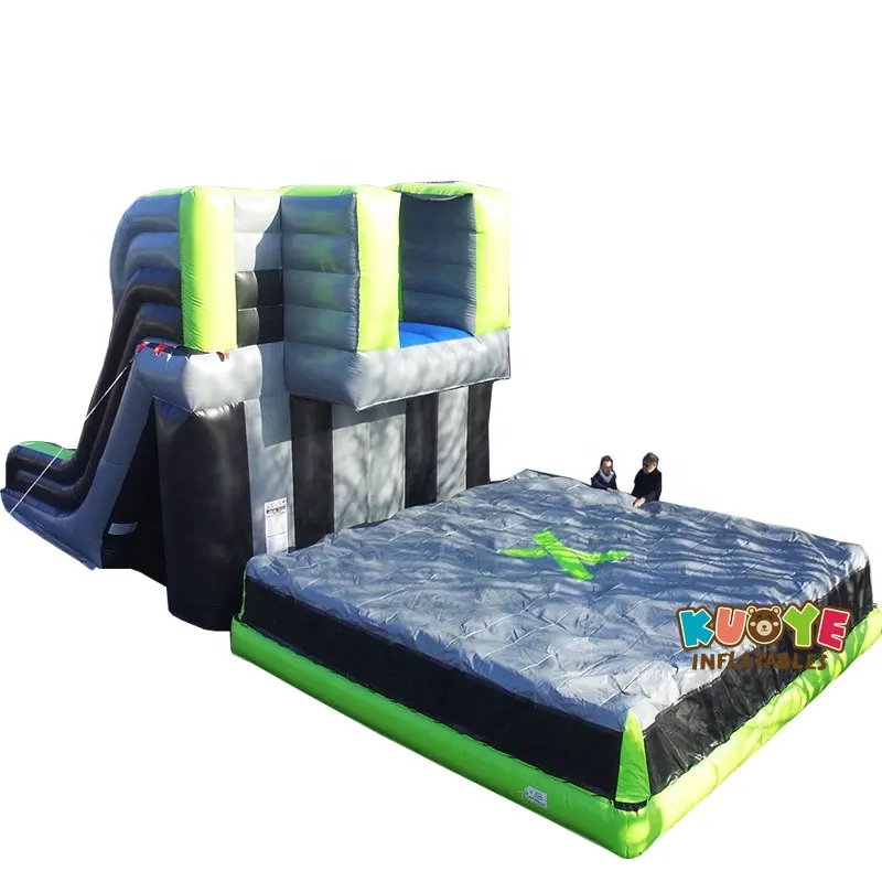 Commercial Freefall Stunt Jump Landing Inflatable Mats with air bag for adults