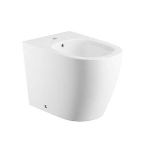 Bidet a Parete Magnolia, Lunghezza 57 cm, Larghezza 37 cm, Altezza 41 cm, con Rubinetto Erogatore - Product Image 1