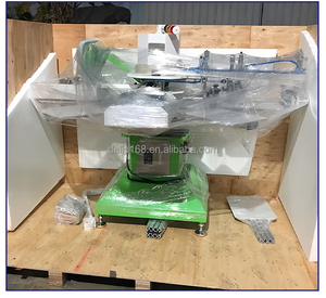 ชุดเครื่องพิมพ์สกรีนโรตารี่ 8 สเตชั่น 1 สี ใหม่ เครื่องพิมพ์สกรีนอัตโนมัติสำหรับเสื้อยืด ถุงผ้าไม่ทอ และเสื้อผ้า - Product Image 4