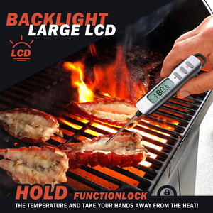 Termometro Digitale Wireless Impermeabile a Lettura Istantanea per Cucina e BBQ, Misura Temperatura Carne -50~300°C - Product Image 6