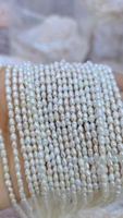 Perle blanche Perle d'eau douce ronde naturelle Perles d'eau douce naturelles