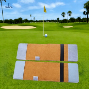 Porte-cartes de score de golf en cuir véritable Boshiho, étui pour carnet de scores en cuir PU pour accessoires de golf - Product Image 1