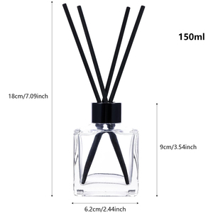 Home Fragrance Osmanthus Jasmine Perfume Natural Essential Oil <b>Reed</b> <b>Diffuser</b> Glass Mini 50ml BPA Free Gift Box - Product Image 4