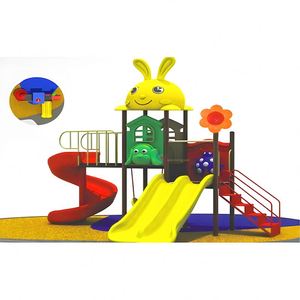 Custom <b>Small</b> Size Outdoor Plastic Playroom Gated Playground Baby <b>Slide</b> for Children's Adventure Park - Product Image 5