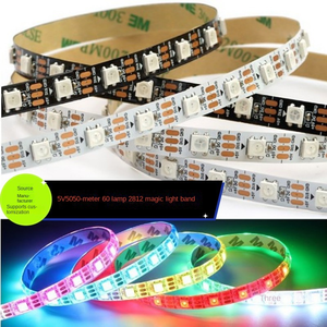 灯带Ws2812内置5050led低压5V 1 <span class=keywords><strong>M</strong></span> 60灯全彩灯条悬挂 - Product Image 2