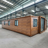 Prix Usine Conteneur Modulaire Extensible 40FT à Montage Rapide, 2 Chambres, Norme UE, Noyau EPS 50mm, Garantie 1 An