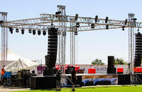 Structure de scène en aluminium 290x290mm pour concerts, événements, éclairage DJ portable, sonorisation, mariage, couverture de tente