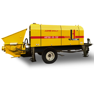 JIUHE - Bomba de Cemento Hidráulica con Control Remoto de 80, Rentable, Fabricada en Nuestra Propia Fábrica, Bomba de Concreto para Construcción - Product Image 1