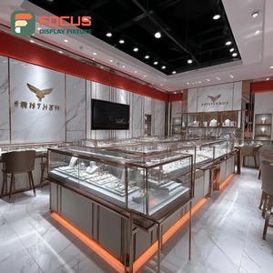 Fabricante de Muebles Modernos para Joyerías, Vitrina de Exhibición para Joyería con Marco Metálico - Product Image 5