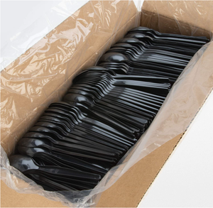 FULING Cuillères en plastique lourdes <span class=keywords><strong>Couverts</strong></span> dans un emballage individuel Cuillère à soupe en plastique jetable - Product Image 4