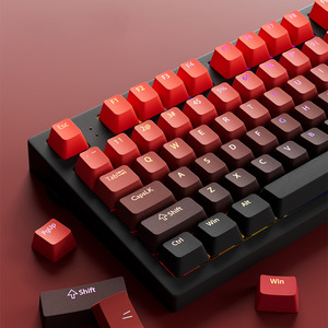 Keycap PBT Traslucido con Incisione Laterale, Superficie Micro-Sabbiata, Gradiente Personalizzato per Tastiera Meccanica - Product Image 2