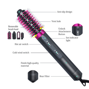 Dropshipping: Brosses Soufflantes et Lissantes 5 en 1, Styler Capillaire Ionique, Fer à Boucler et Volumateur - Product Image 2