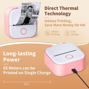 Mini <span class=keywords><strong>impresora</strong></span> térmica de bolsillo <span class=keywords><strong>Phomemo</strong></span> Impresión DE FOTOS móvil <span class=keywords><strong>Impresora</strong></span> de código inalámbrica <span class=keywords><strong>Phomemo</strong></span> <span class=keywords><strong>T02</strong></span> - Product Image 4