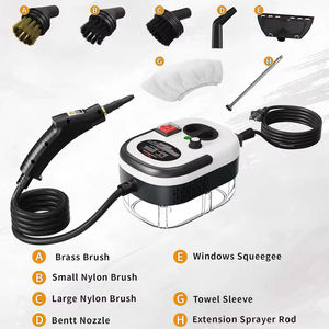 Electric High Pressure Steam Cleaning Machine Portable Handheld Steam <b>Cleaner</b> for Car Carpet & Hotel Use - Product Image 4