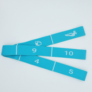 Tali resistensi latihan rehabilitasi kustom <span class=keywords><strong>Loop</strong></span> spandeks nilon 4cm dapat disesuaikan untuk pita peregangan latihan Yoga Gym - Product Image 6
