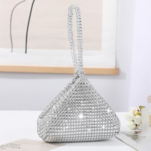 Evening Bag Rhinestone Purse Triangle Designer Chain <b>Clutch</b> Purse Bag Party Prom <b>Wedding</b> Cosmetic Bags. - Product Image 2