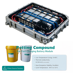 2,0 W/m.<span class=keywords><strong>K</strong></span> Hochwärmeleitfähige Silikon-Vergussmasse mit Hoher Temperaturbeständigkeit für EV-Batteriepacks und Stromversorgungen von Hanast - Product Image 5