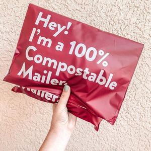 Polymailer gracias en los anuncios publicitarios de polietileno sobre el franqueo de correo bolsas de envío para cosméticos - Product Image 3