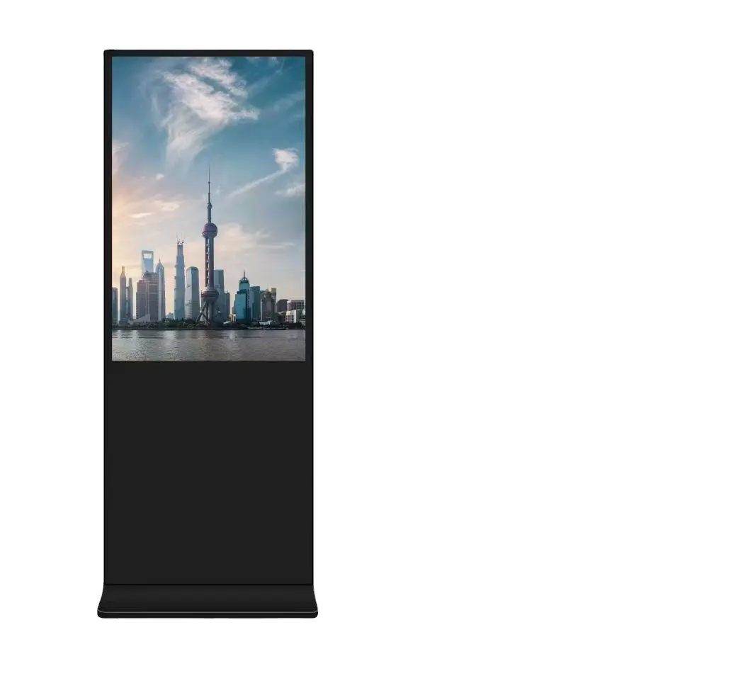 43/55/65 Inch Ultra Thin Lcd Screen Display Retail Wall-mounted Digital Signage Advertising Machine
