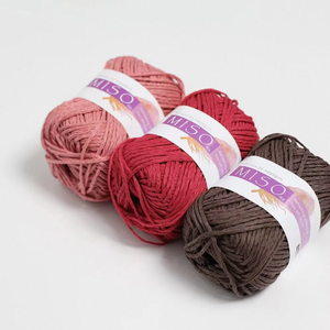 Hand Knitting Crochet Reflective <b>Yarn</b> Miso Abaca Cotton 50g Chunky Ball <b>Yarn</b> NE20 1 Fiber Textile <b>Yarn</b> - Product Image 1