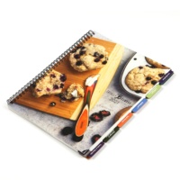 Spirale Doodle personnalisé cuisinier catalogue livre impression avec onglet