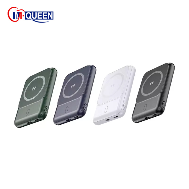 Magnetic 10000mah Portable Power Bank with Fast Charging Wireless Charger Phone Holder 5000mah Battery Pack