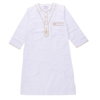 Nouvelle Robe Abaya Jubba Thobe Kimono pour Enfants Musulmans, Thobe Thawb Caftan pour Garçons, Robes Longues Ramadan pour Enfants, Style Dubaï Arabe 2026