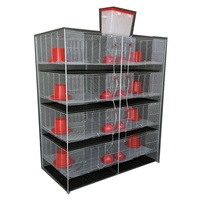 Cage à poulets en treillis d'acier isolé anti-rouille de haute qualité, nouvelle cage d'élevage pour cailles et cochons d'Inde, cages pour animaux galvanisées à chaud