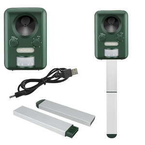 OEM al aire libre hogar jardín herramientas electrónica ultrasónico disuasorio perro repelente solar gato espantapájaros - Product Image 1