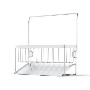 Scaffale portaoggetti multifunzione 304 in acciaio inox per cucina, per spugne, <span class=keywords><strong>detersivi</strong></span> e strofinacci, da lavello - Product Image 4