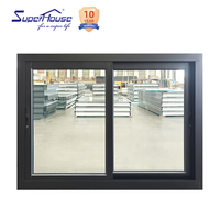 Para Superhouse, ventanas de puerta de arco de diseño moderno personalizado, ventana colgante de alta calidad, columpio deslizante, hoteles, villas horizontales