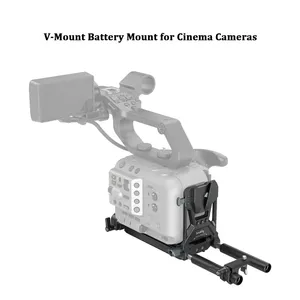 Kit Piastra di Montaggio Batteria V-Mount Regolabile per Videocamera Cinematografica 4323 FX6 <span class=keywords><strong>C70</strong></span>, Design Modulare Leggero e Compatto - Product Image 1