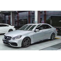 Buen Precio para Mercedes-Benz Clase E W212 2009-2016, Actualización a Parrilla de Parachoques W212 E63 AMG, Faros LED, PP+Aluminio, en Stock
