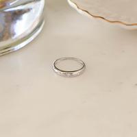 Bague Minimaliste Délicate en Laiton Plaqué Or, Argent et Or Rose avec Zircon – Cadeau Tendance pour Femme