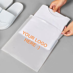 Bolsas mate con cremallera de Venta caliente Bolsas de embalaje de camisa reciclables Bolsas de polietileno Jack Zip Lock con logotipo - Product Image 1