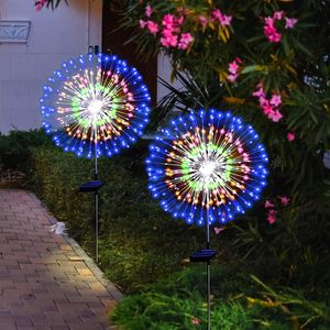 Wholesale 200LED Waterproof Exploding Solar Star Lamp Christmas Fairy <b>Lights</b> Copper <b>Wire</b> Dandelion String for Garden - Product Image 4