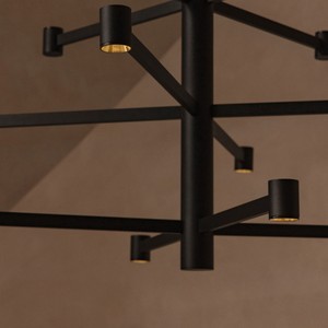 Modern Minimalist Pendant <b>Light</b> Led White Black Version Single Head <b>Chandelier</b> For Home Dining Bedroom Study Lighting - Product Image 3
