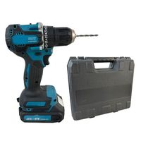 Perceuse à percussion sans fil 21V 500W à batterie Li-ion, moteur sans balais, personnalisable OEM, qualité industrielle, couple max. 40N.m, 2.0AH