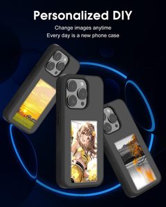 Custodia per schermo intelligente per <span class=keywords><strong>iPhone</strong></span> 15 Pro Max 4 <span class=keywords><strong>Cover</strong></span> per telefono con <span class=keywords><strong>foto</strong></span> a colori con funzione Diy - Product Image 5